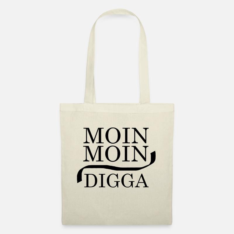 Moin Moin Digga - Stoffbeutel - Natur