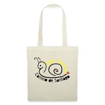 Camino de Santiago escargot - Sac en tissu - nature - Devant