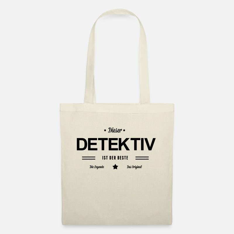 Bester Detektiv - Stoffbeutel - Natur