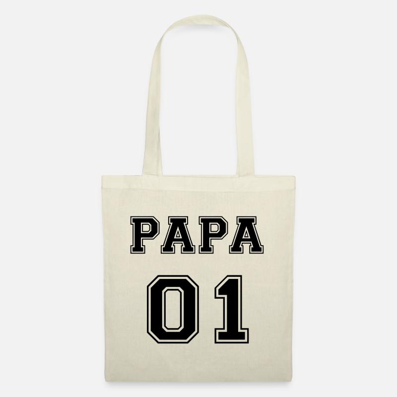 papa01 - Sac en tissu - nature