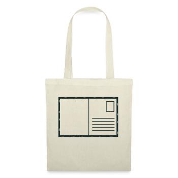 Blank postcard with stamp and airmail - Tote Bag - nature - Front