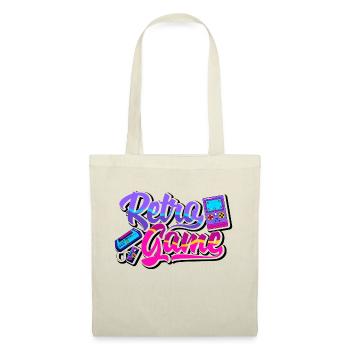 Retro Game Graphic Video Game Player Gaming Gamer - Stoffbeutel - Natur - Vorne