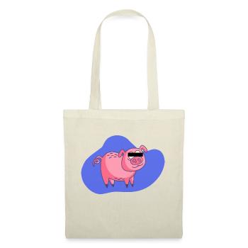 Cartoon Pig - Tote Bag - nature - Front