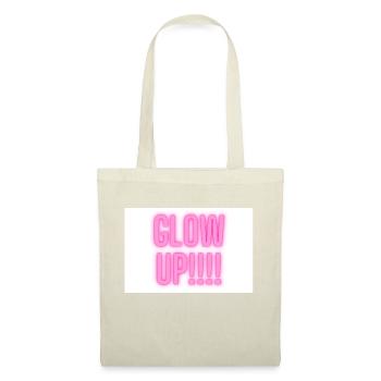 GLOW UP - Stoffbeutel - Natur - Vorne