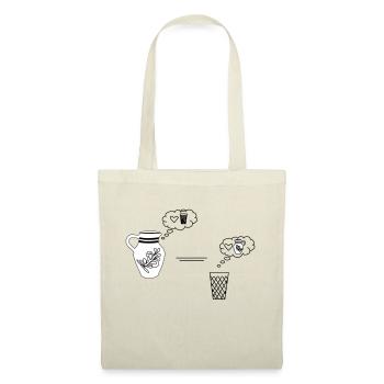 Bembel Thought Bubble - Sac en tissu - nature - Devant