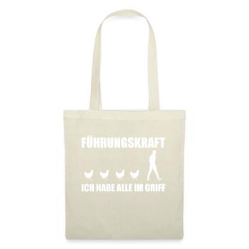Führungskraft Ich Habe Alle Im Griff - Stoffbeutel - Natur - Vorne