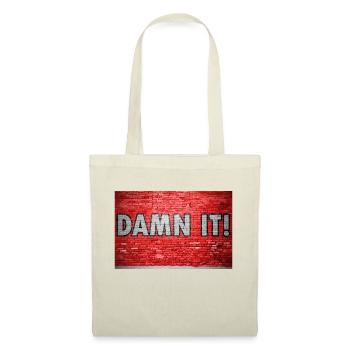 Damn It Brick Wall Graffiti - Tote Bag - nature - Front