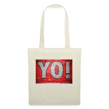 Yo! Brick Wall Graffiti - Tote Bag - nature - Front