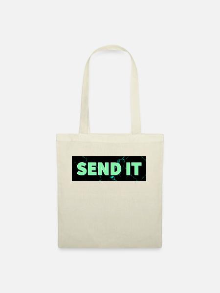SEND IT Boxlogo - Stoffbeutel - Natur