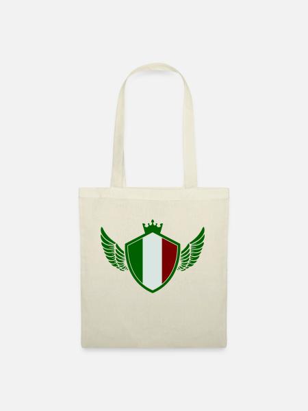italy wappen - Stoffbeutel - Natur