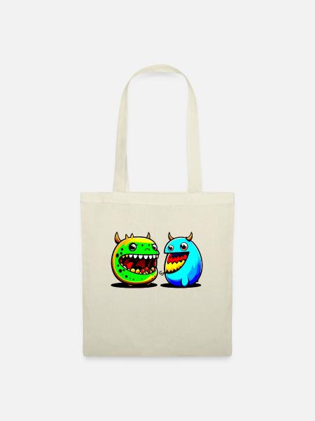 Funny Monsters - Tote Bag - nature