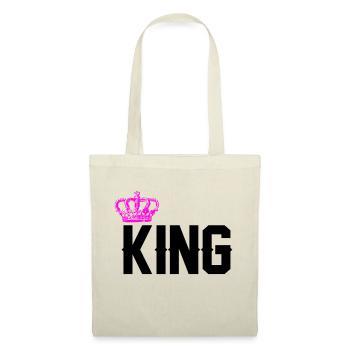 king - Stoffbeutel - Natur - Vorne