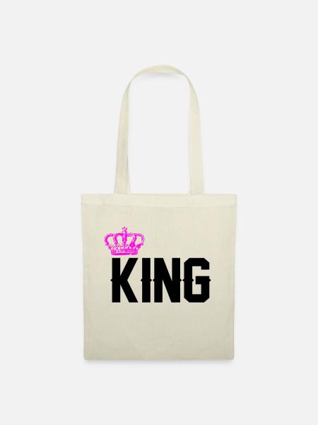king - Stoffbeutel - Natur