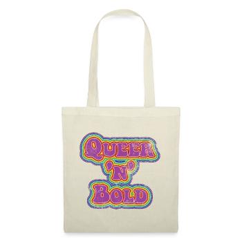 Queer 'n' Bold Rainbow Vintage - Tote Bag - nature - Front