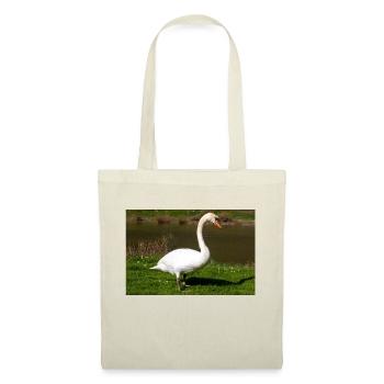 Cygne tuberculé (en allemand Höckerschwan) Cygnus olor - Sac en tissu - nature - Devant