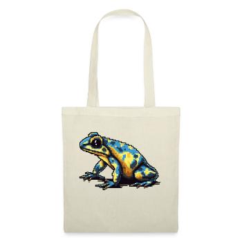 Colorful retro pixel poison dart frog in 8 bit - Tote Bag - nature - Front