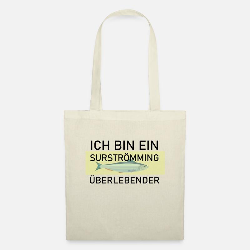 Surströmming Challenge Stinkefisch Kotzfisch - Stoffbeutel - Natur