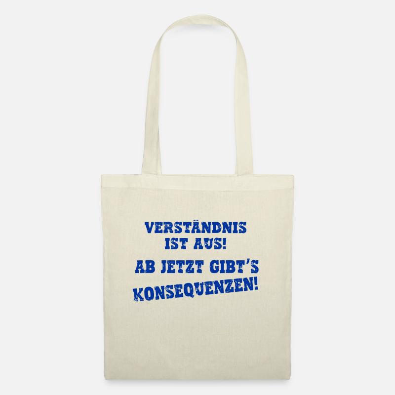 verständnis ist aus, Ouzimade - Stoffbeutel - Natur