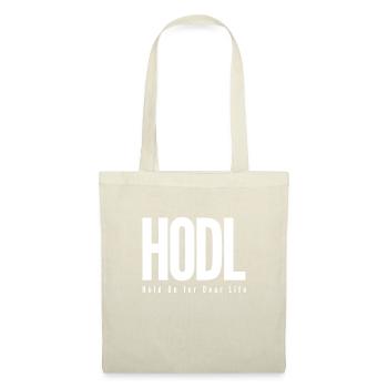 HODL - Hold On for Dear Life - Stoffbeutel - Natur - Vorne