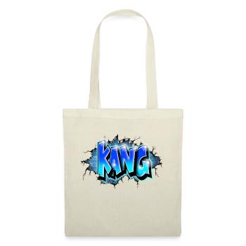 KANG GRAFFITI NAME PRINT Blue - Tote Bag - nature - Front
