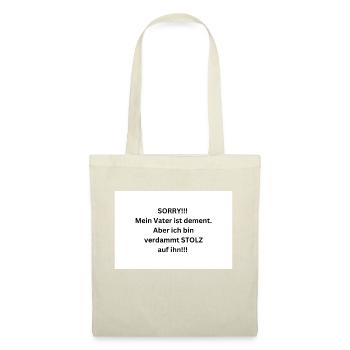 Fier de mon père dément - Sac en tissu - nature - Devant