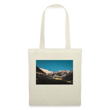 Lueur des Alpes sur la chaîne de montagnes Agrafa en Grèce - Sac en tissu - nature - Devant
