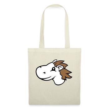 cheval mignon poney poulain équitation rapide comique cavalier - Sac en tissu - nature - Devant