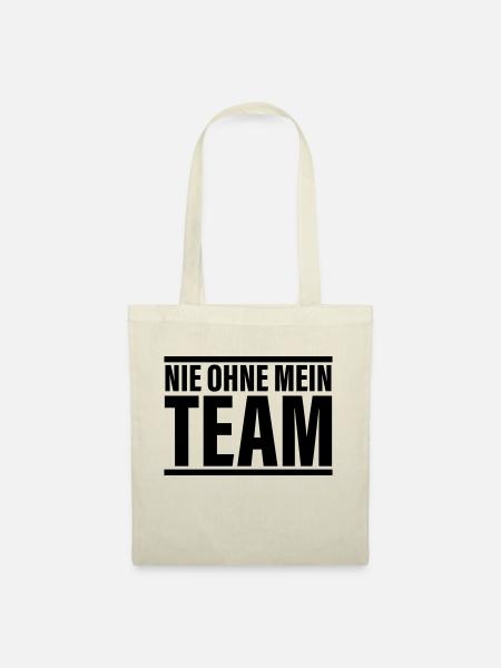team nie - Stoffbeutel - Natur