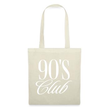 90s Club - Stoffbeutel - Natur - Vorne
