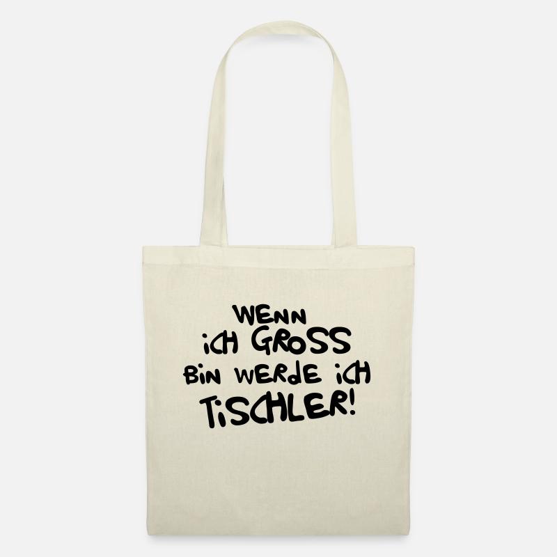 Ich werde Tischler - Stoffbeutel - Natur