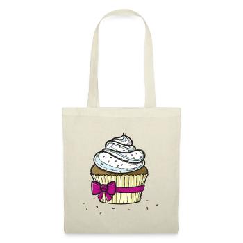 Sweet comic Cupcake - Stoffbeutel - Natur - Vorne