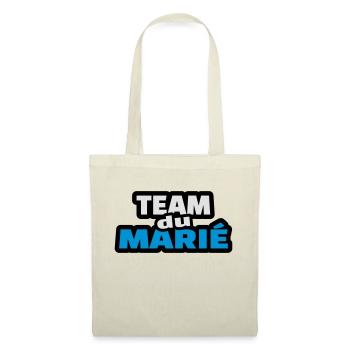 team du marié (vers.16) - Sac en tissu - nature - Devant