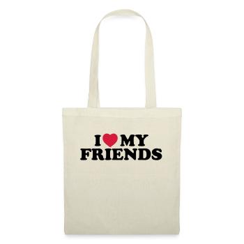 I love my friends - Tote Bag - nature - Front