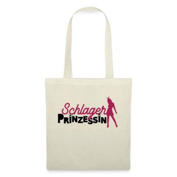 Schlager Prinzessin Deutscher Schlager Fans - Stoffbeutel - Natur - Vorne