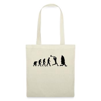 lumberjack evolution fun - Sac en tissu - nature - Devant