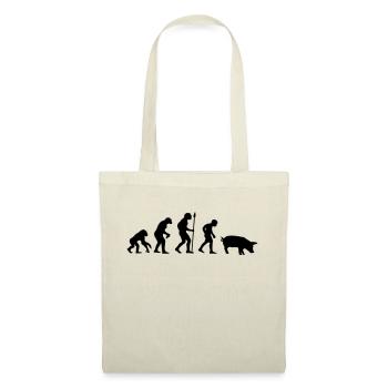 evolution__pig__f1 - Tote Bag - nature - Front