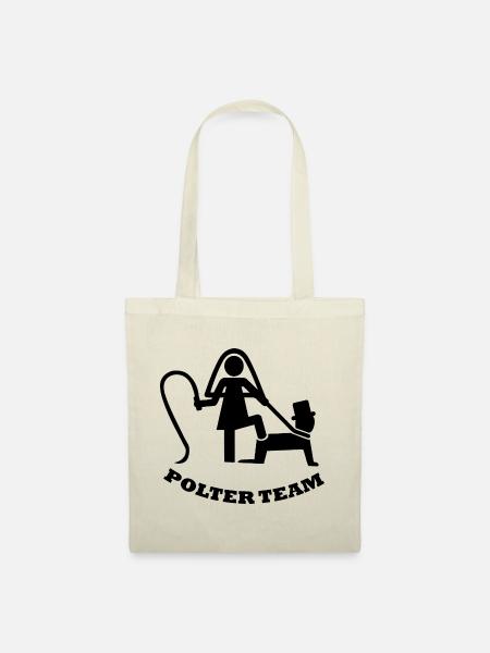 Polter Team - Stoffbeutel - Natur
