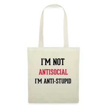 Antisocial - Sac en tissu - nature - Devant