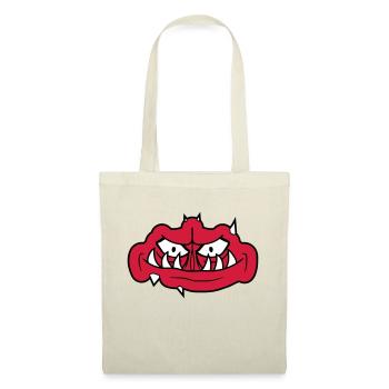 troll visage effrayant - Sac en tissu - nature - Devant