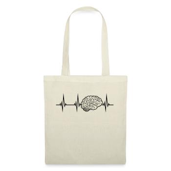 Heartbeat brain design - Tote Bag - nature - Front