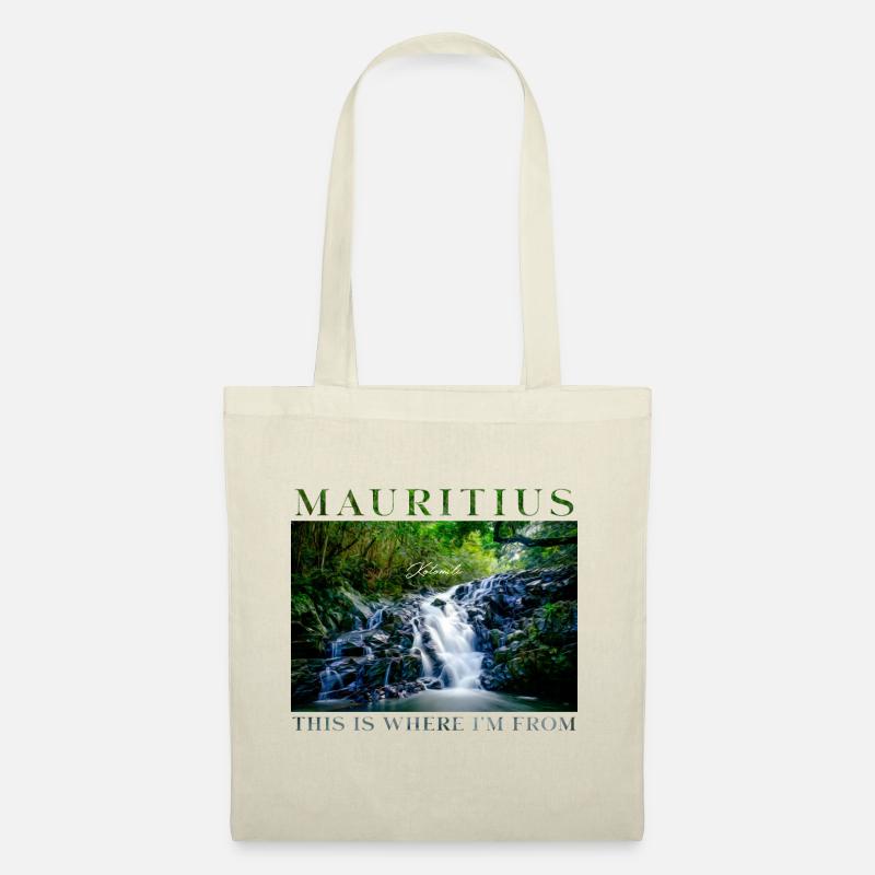 Mauritius This is where I 'm from Forest waterfall - Stoffbeutel - Natur