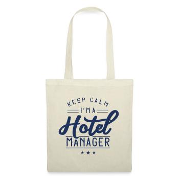 Stay calm I am a hotel manager hotel director - Tote Bag - nature - Front