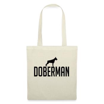 DOBERMAN race de chien Doberman chien chien Wilsigns - Sac en tissu - nature - Devant