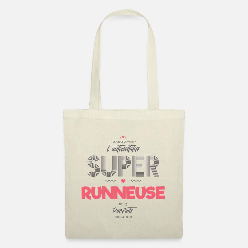 L authentique super runneuse - Sac en tissu - nature