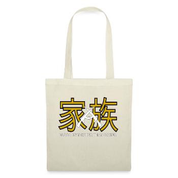 Familie Japanisch - Stoffbeutel - Natur - Vorne