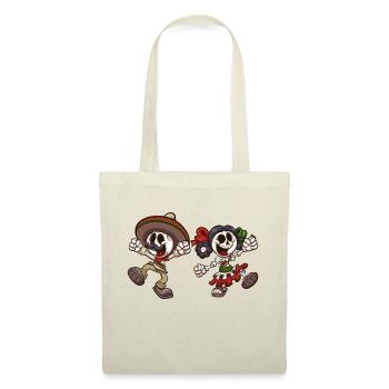 Squelettes mexicains - Sac en tissu - nature - Devant
