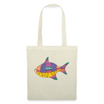 Poisson - Sac en tissu - nature - Devant