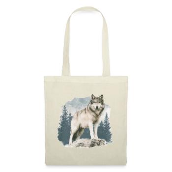 Wolf Vintage - Tote Bag - nature - Front