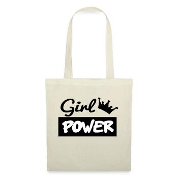 Girlpower - Stoffbeutel - Natur - Vorne