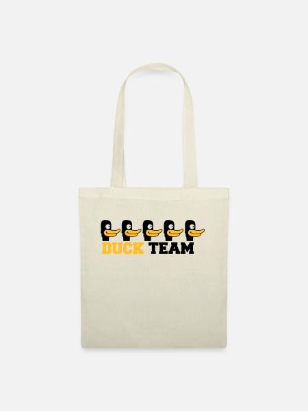 Duck Team - Stoffbeutel - Natur